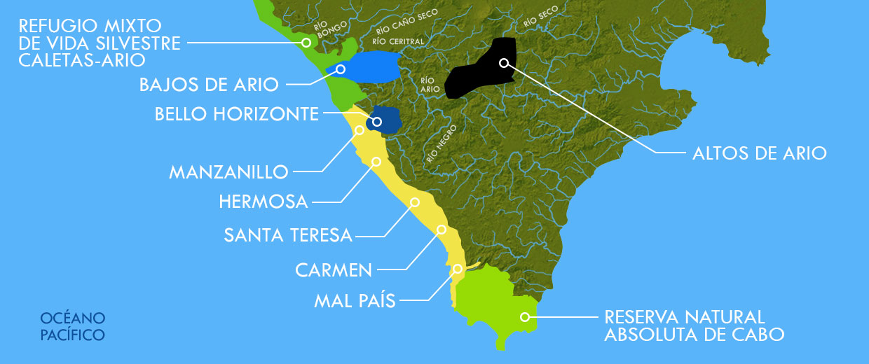 Mapa del área de intervención